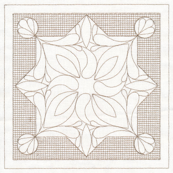 Fleur de Lis Square (Trapunto) - Image 6
