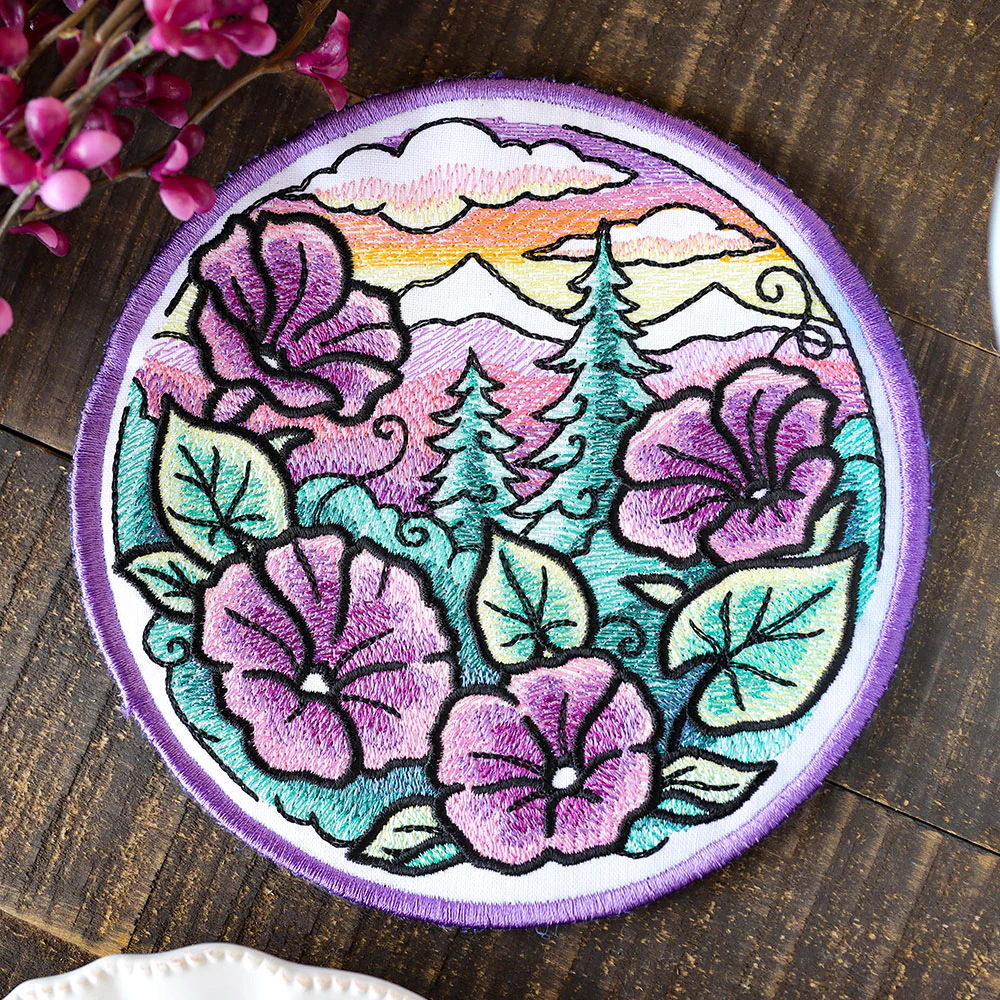 Flora & Fauna Trivet - Morning Glory (In-the Hoop) - Image 4