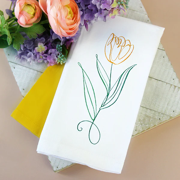 Floral Calligraphy - Tulip - Image 6