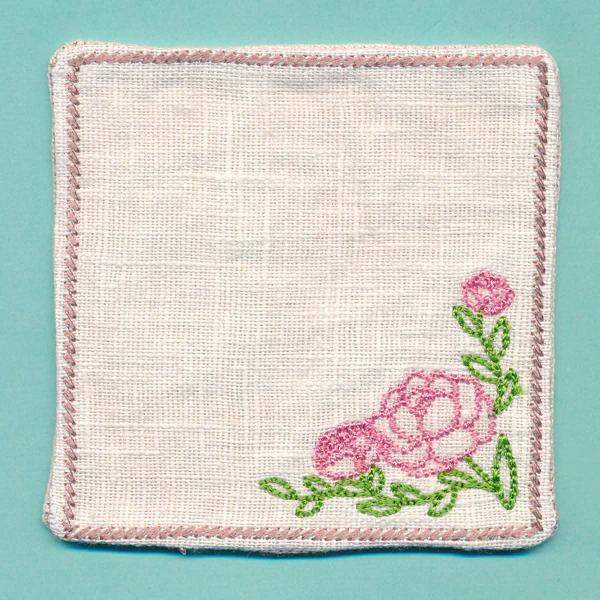 Floral Coaster - Roses (In-the-Hoop) - Image 2