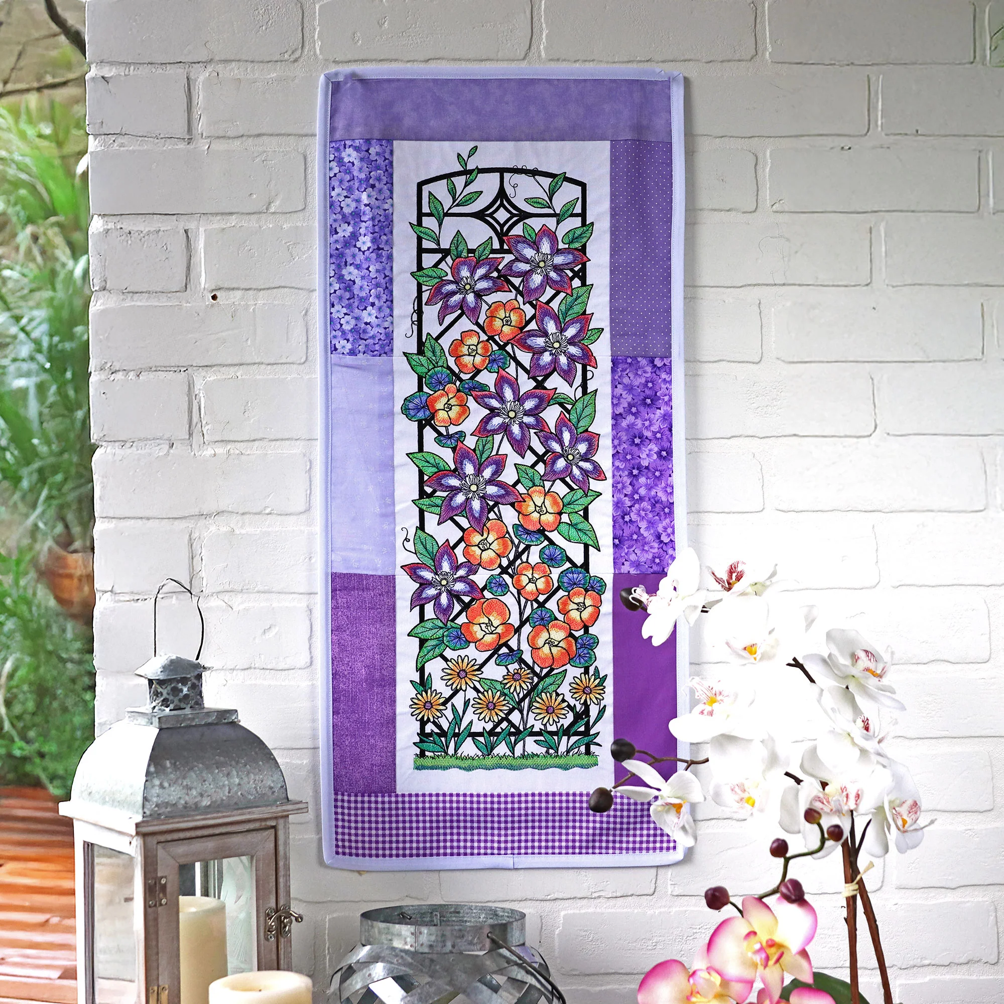 Floral Color Theory Trellis Scene - Image 29
