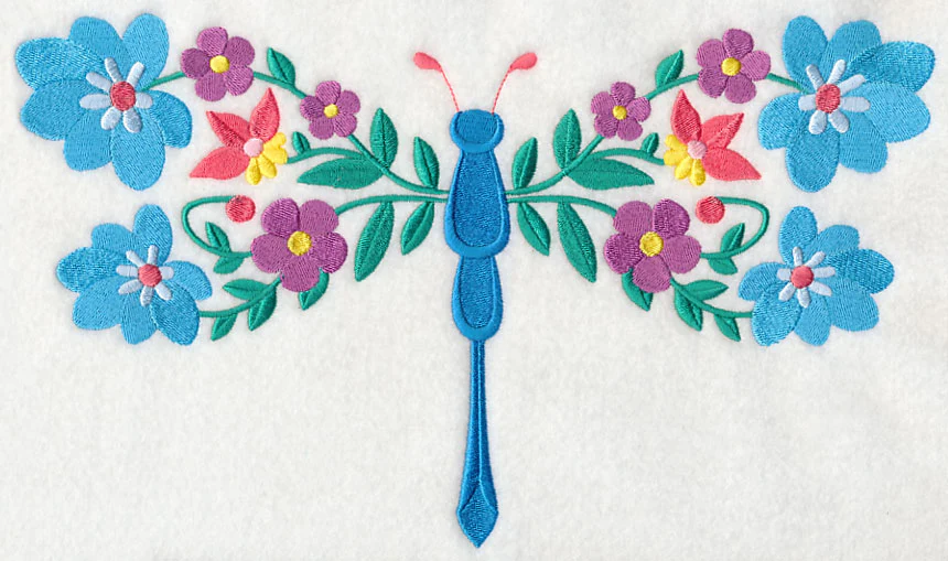 Floral Dragonfly