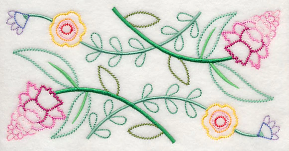 Floral Fantasy Border (Vintage) - Image 6