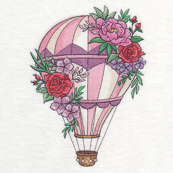 Floral Hot Air Balloon - Image 2