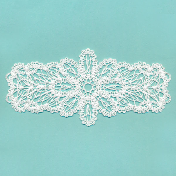 Floral Jar Wrap (Battenburg Lace) - Image 3