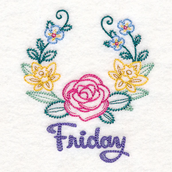 Floral Laurels - Friday (Vintage) - Image 2