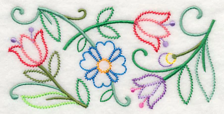 Floral Melody Border (Vintage) - Image 3