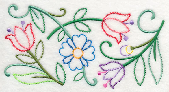 Floral Melody Border (Vintage) - Image 6