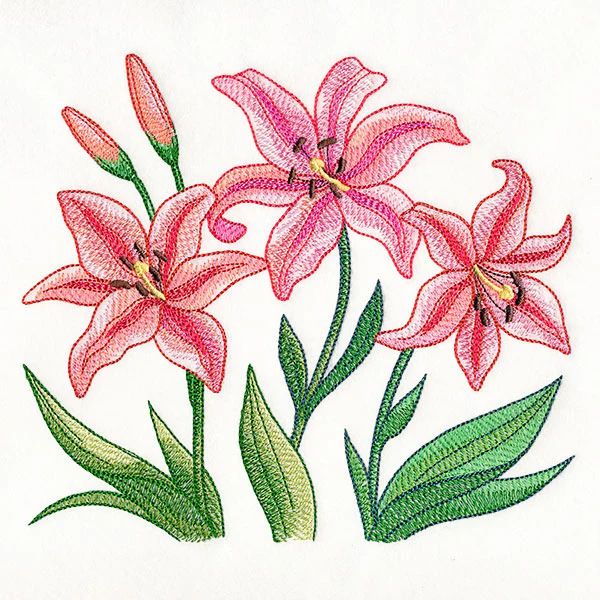 Flourish and Grow Lilies Border - Image 4