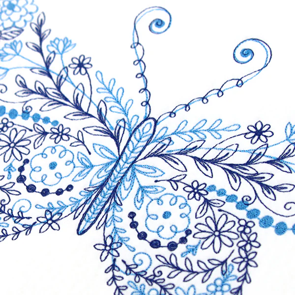 Flourishing Doodles Butterfly - Image 2