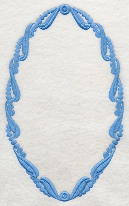 Flower Cameo - Iris (Frame Only) - Image 2