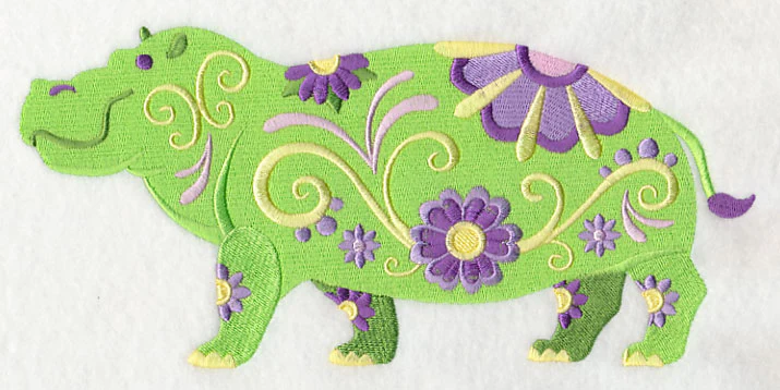 Flower Power Hippo - Image 4