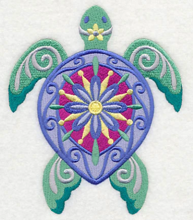 Flower Power Sea Turtle - Image 2