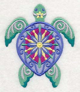 Flower Power Sea Turtle - Image 3