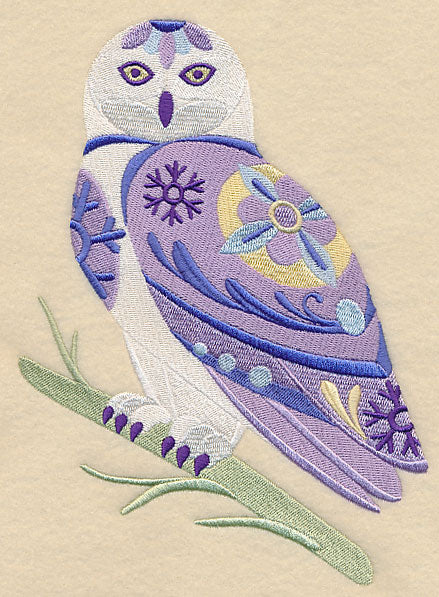 Flower Power Snowy Owl - Image 4
