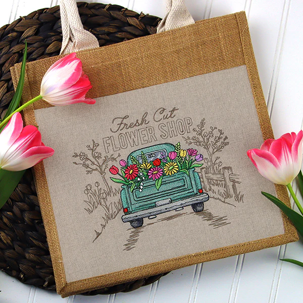Flower Shop Retro Truck Medley - Image 6