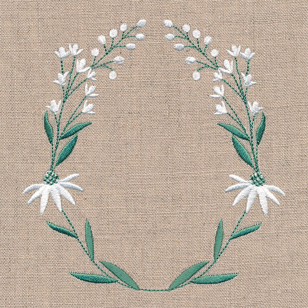 Flowers and Laurels Wreath - Image 4