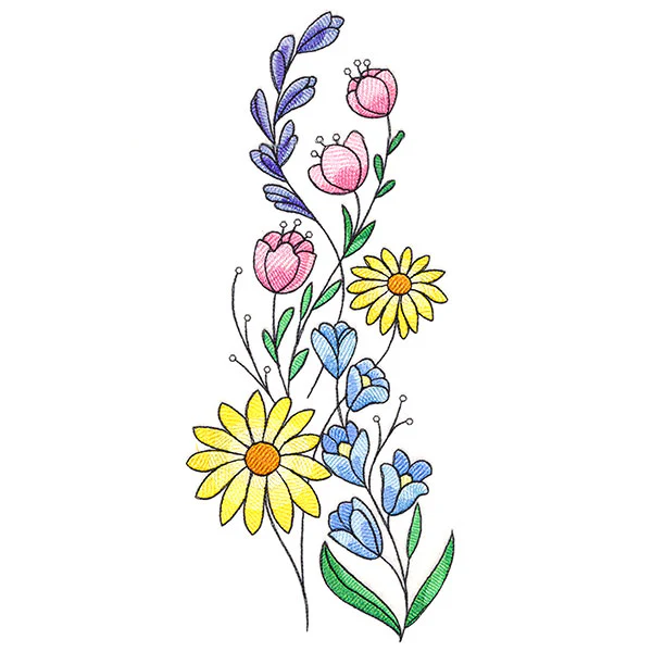 Flowers in Spring Bouquet