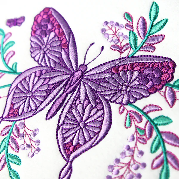 Flutter and Flowers Border - Image 2
