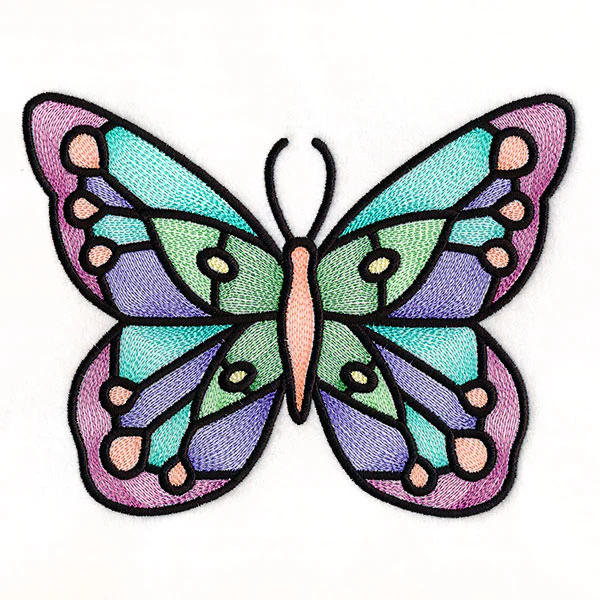 Fluttering Gems Stained Glass Butterfly 2 - Image 3