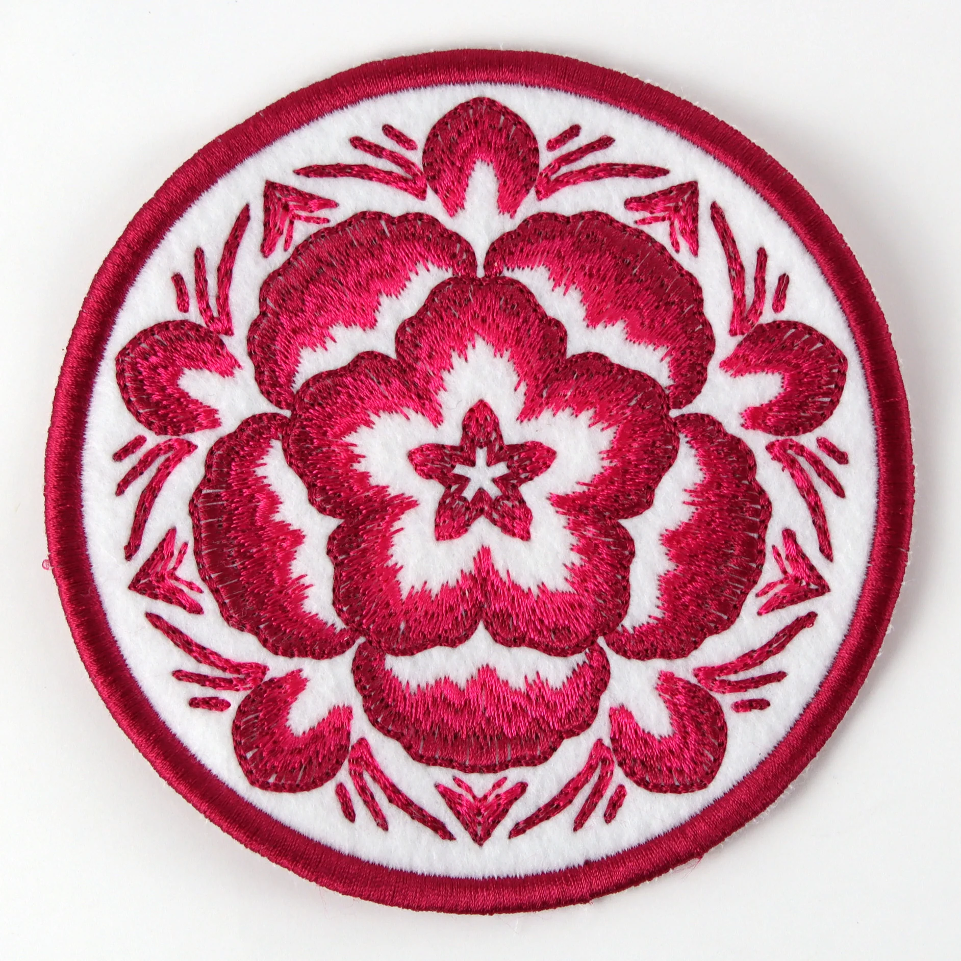 Folk Botanicals Coaster 1 (In-the-Hoop) - Image 2