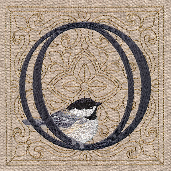 For the Love of Birds Square - Letter O & Chickadee - Image 7