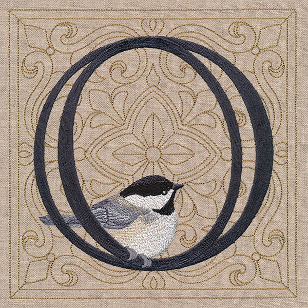 For the Love of Birds Square - Letter O & Chickadee - Image 9