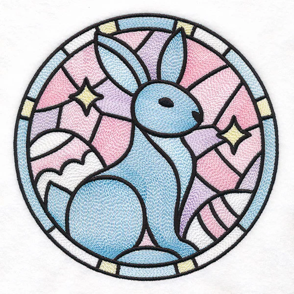 For the Love of Easter Stained Glass - Bunny - Image 3