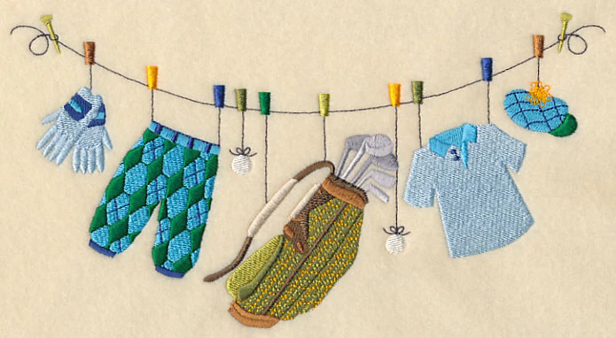 Fore! Golf Clothesline - His - Image 4