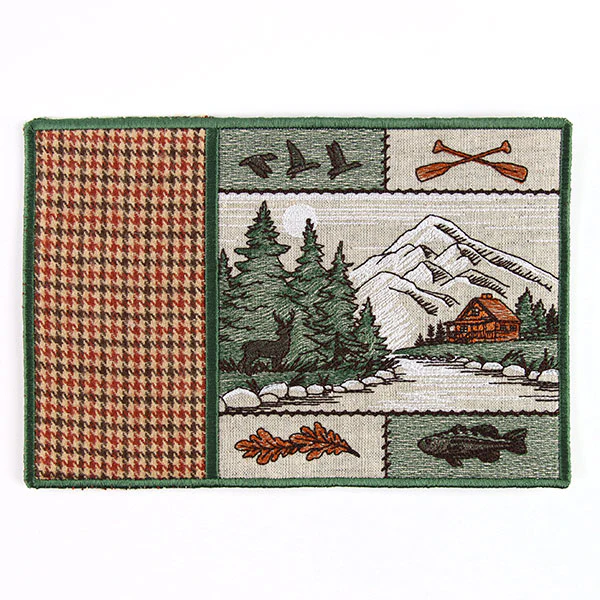 Forest Cabin Retreat Mug Rug (In-the-Hoop) - Image 2