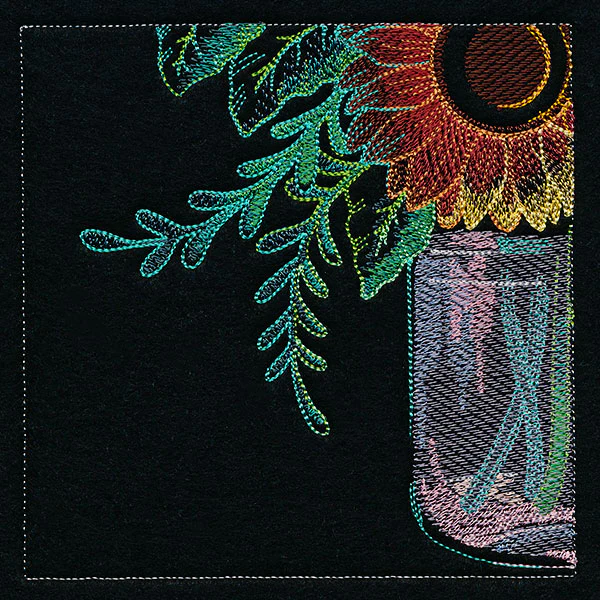 Four Panel Sunflower Bouquet - Bottom Left - Image 11