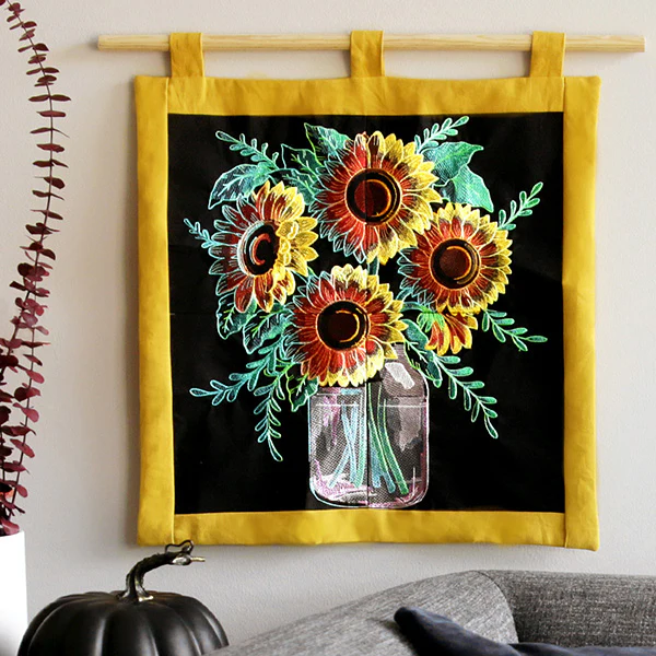 Four Panel Sunflower Bouquet - Bottom Right - Image 2