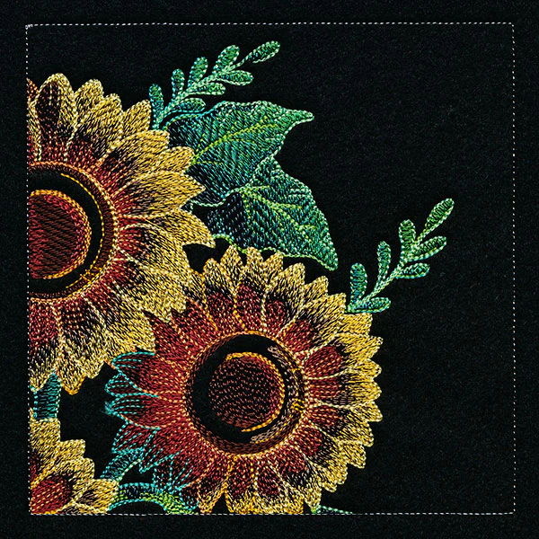 Four Panel Sunflower Bouquet - Top Right - Image 54