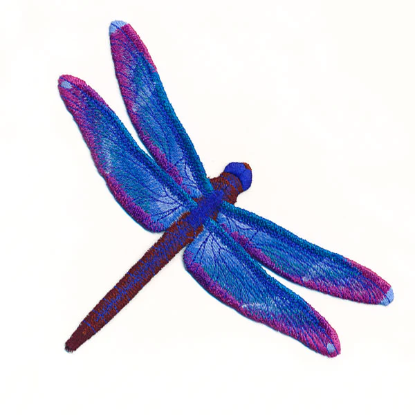 Free-Flying Rainforest Bluewing (In-the-Hoop) - Image 2