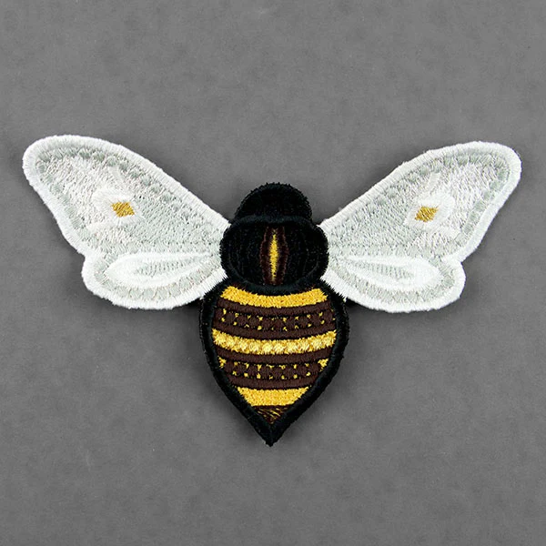 Free-Flying with Texture Bumble Bee (In-the-Hoop)