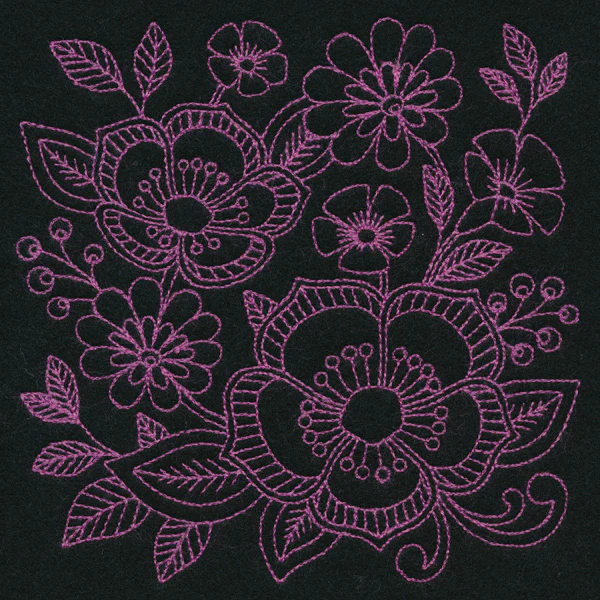 Free Spirit Floral Square (Thick Thread) - Image 5