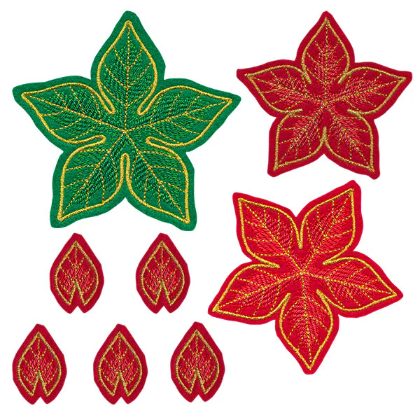 Freestanding Fabric Poinsettia (In-the-Hoop) - Image 9