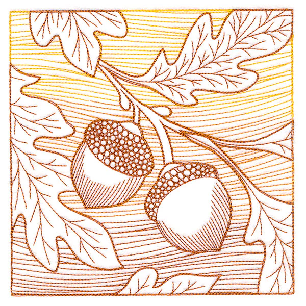 Fresh Harvest - Acorn Etching - Image 5