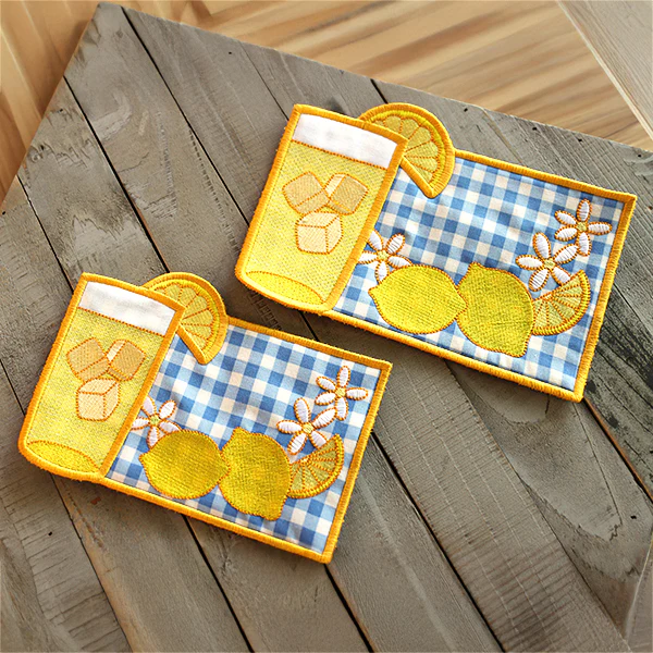 Fresh Squeezed Mug Rug (In-the-Hoop) - Image 2
