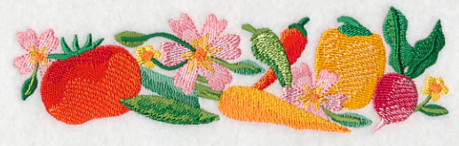 Fresh Vegetables in Watercolor Border - Image 4