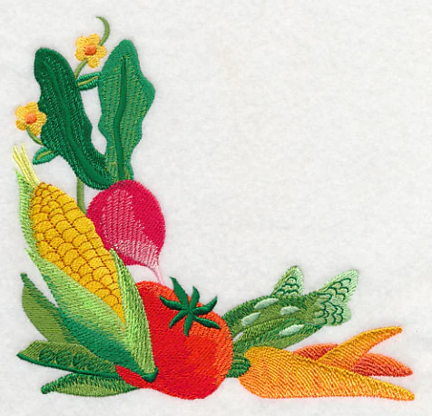 Fresh Vegetables in Watercolor Corner - Image 4