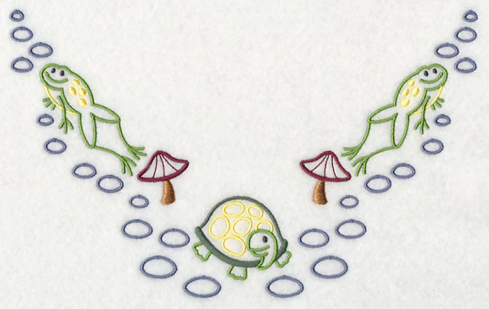 Frog and Turtle Neckline (V-Neck)