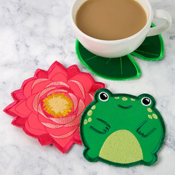 Frog Coaster (In-the-Hoop) - Image 5