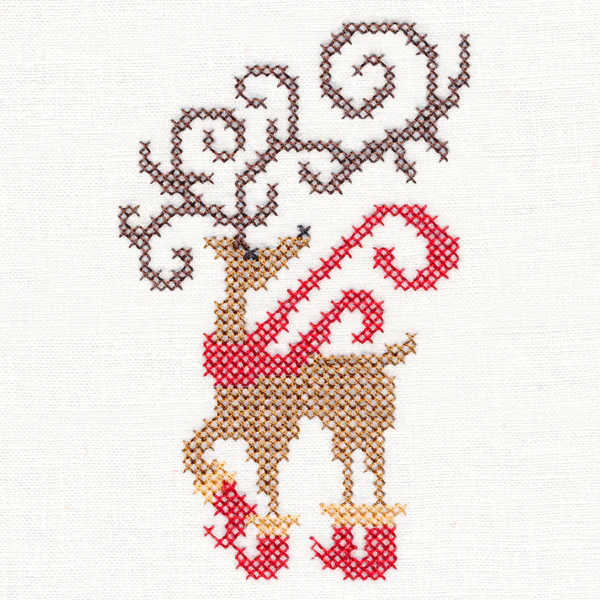 Frolicking Fancy Reindeer (Cross Stitch) - Image 2
