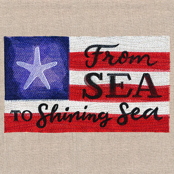 From Sea to Shining Sea Flag - Image 8