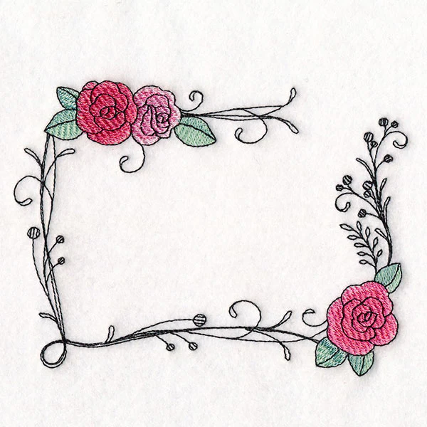 From the Heart Quilt Labels - Roses & Filigree - Image 4