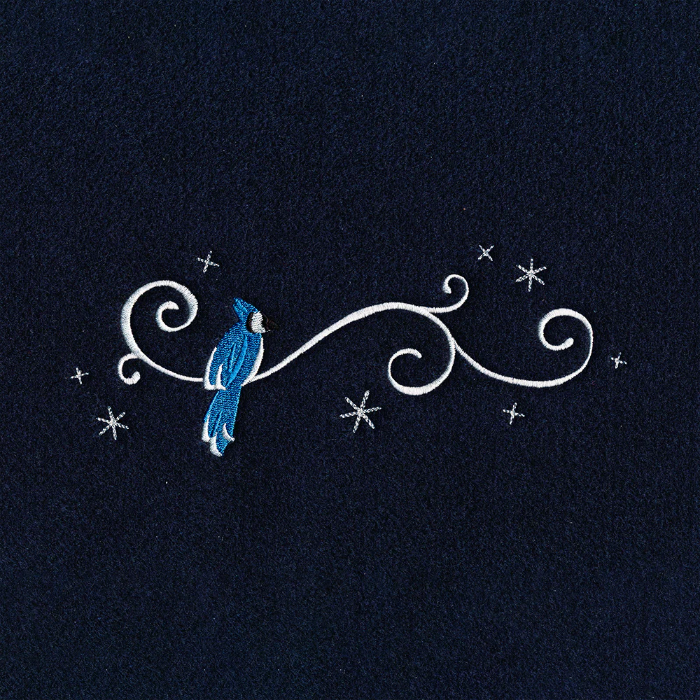 Frosted Blue Jay Border - Image 4