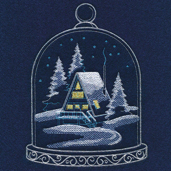 Frosted Cabin in Bell Jar - Image 4