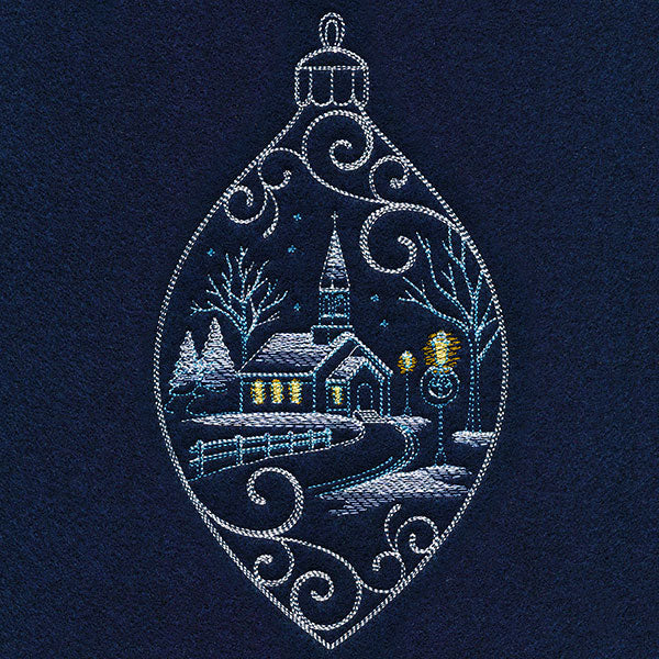 Frosted Church Ornament - Image 2