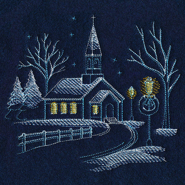 Frosted Church Scene - Image 2
